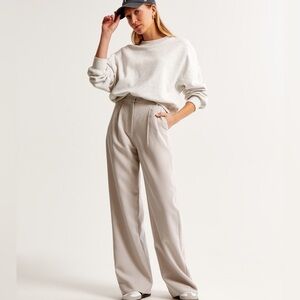 A&F Sloane Tailored Wide Leg Trousers